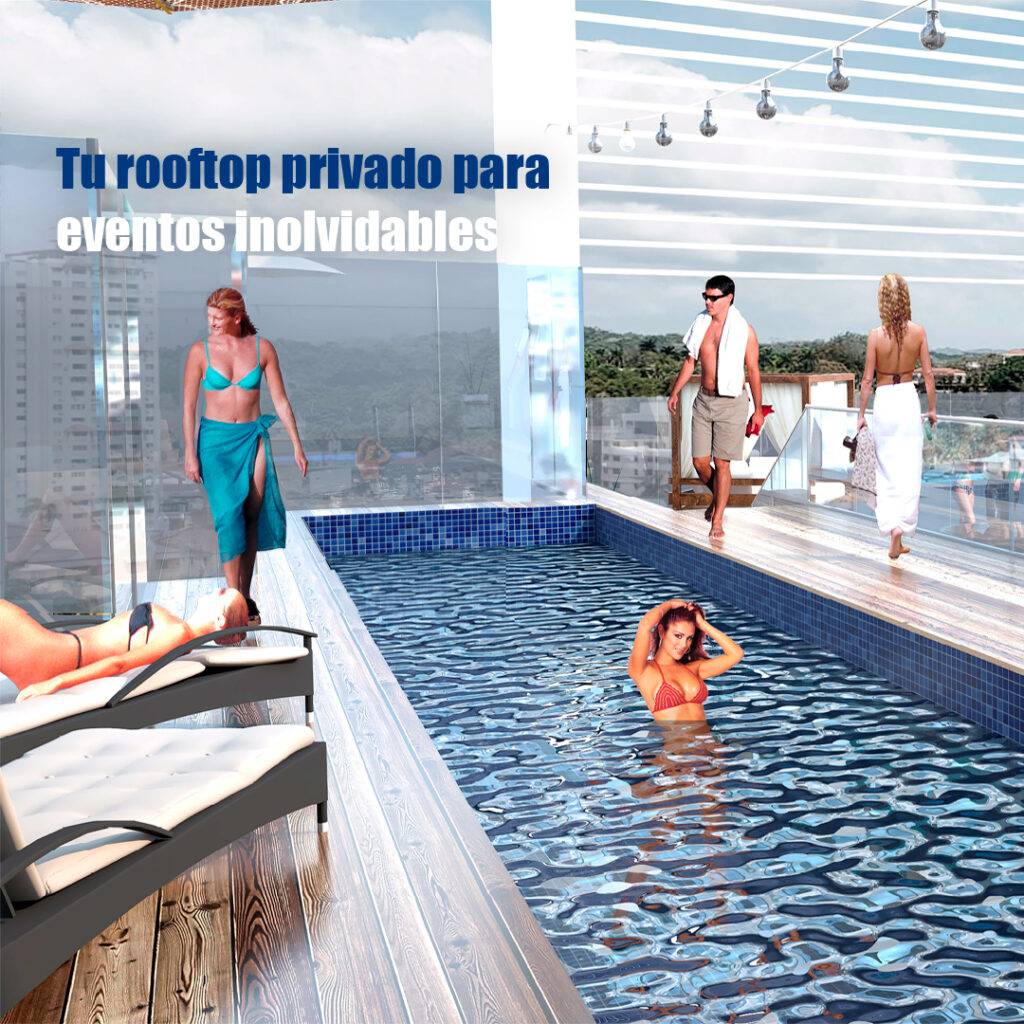 Azurre 42: Rooftop privado para eventos inolvidables