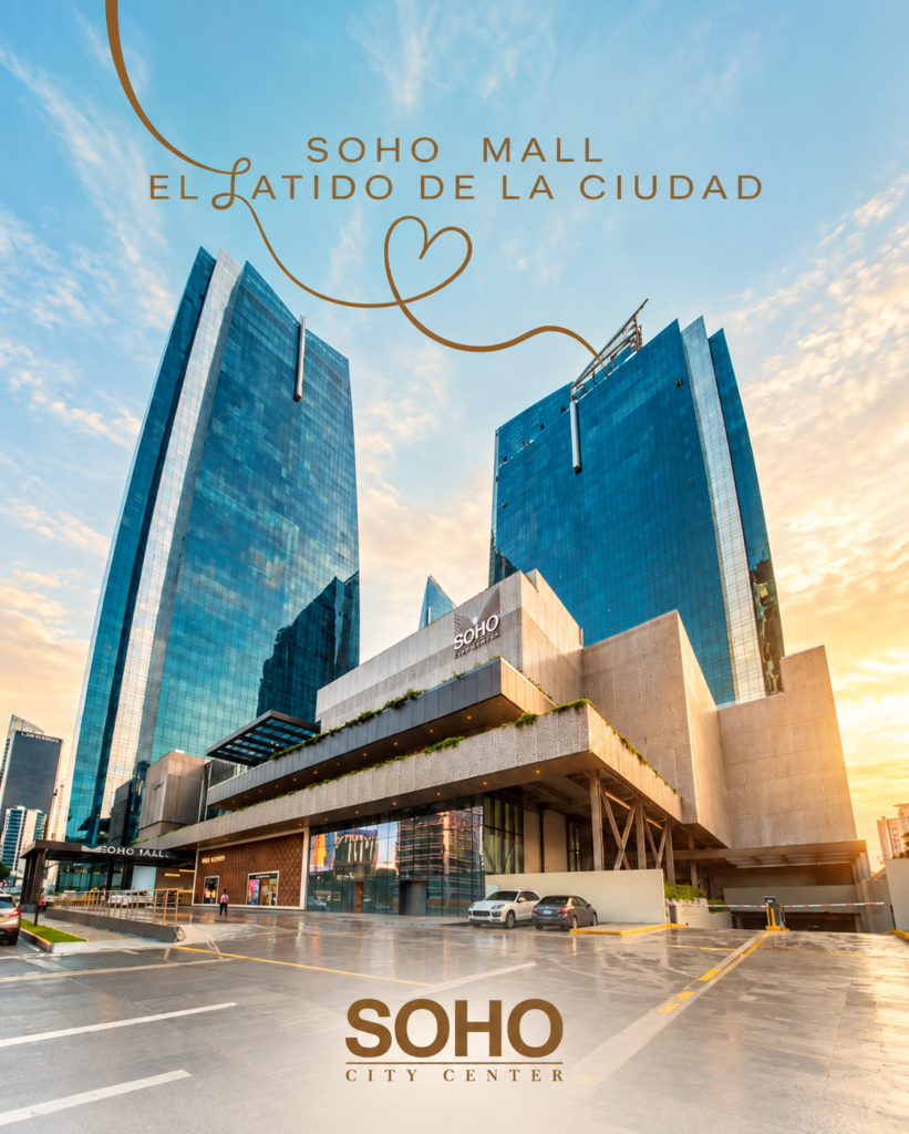 Afiche «El latido de la ciudad» de SOHO Mall