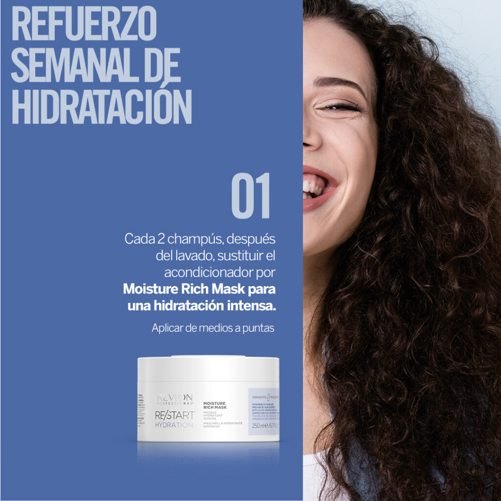 Revlon, Re/Start · Rutina de hidratación: lámina 5 de 5